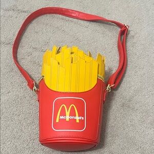 Loungefly Red and Yellow McDonald's Crossbody Bag